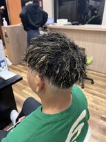 スウェル 稲毛店(Swell)&nbsp;サーフカール/フェザーパーマ/ブルーブラック/稲毛駅/眉毛