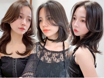 ロンドリメゾン 原宿(Lond re Maison.)の写真/ばっさりカットなしで印象を変える顔周りレイヤー。フワッとくびれシルエットで小顔に魅せる[原宿表参道]