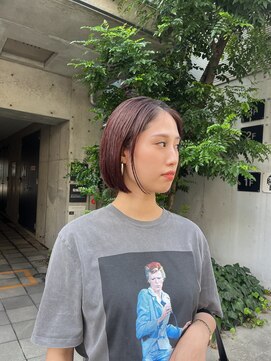 エイト 福岡天神店(EIGHT fukuoka) 切りっぱなしボブスタイル