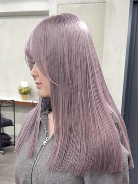 ニコ トウキョウ 渋谷(nico TOKYO) ダブルカラーミルクティーベージュピンクブラウンロングレイヤー