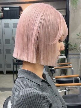 アポロ 横浜駅店(apollo) xカラー/ホワイトグレージュ/レイヤーカット/チェリーブラウン