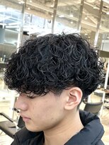 フィフスパーク(fifth PARK)&nbsp;渋谷波巻きツイストスパイラルシャドウパーマfifthメンズカット