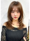 【畑中正敏】20代30代40代◎ひし形レイヤーカット