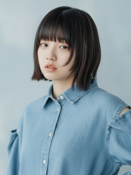 フレイムス ヘアアンドリラックス 赤羽店(Frames hair&relax) 20代30代◎前髪ありぷつっとボブミニボブ切りっぱなしボブ赤羽