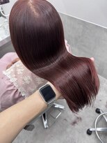 カルム 天神大名(calme)&nbsp;【calme】コーラルピンク 髪質改善 ダスティピンク ピンクカラー