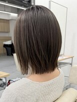 エルヘアメゾン(el. hair maison) レイヤーボブ/オリーブカラー☆