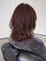 アルトラ(ALTLA)&nbsp;ハッシュカット×ボルドーレッド