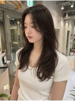 ムクコア(Muk CORE) 顔周りカット/似合わせカット/レイヤーカット/前髪長め/韓国ヘア