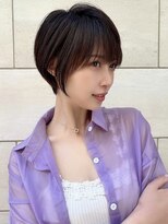 オーロ 塚口店(ORO)&nbsp;丸みショート×透明感ブラウン