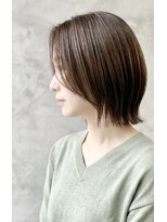 エトネ ヘアーサロン 仙台駅前(eTONe hair salon)&nbsp;【30代.40代.50代】ショートとミディアムの間くらいのスタイル