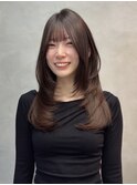 【 銀座/東京 】顔周りレイヤー/ハッシュカット/レイヤーカット