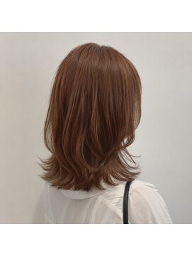 アンリエラ(Unliera) 20代30代40代/くびれレイヤー/透明感オレンジ/松山美容室