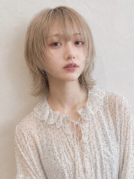 ソレイユトウキョウシブヤ(SOLEIL TOKYO shibuya) 13.大人可愛いマッシュウルフ×儚げハイトーン
