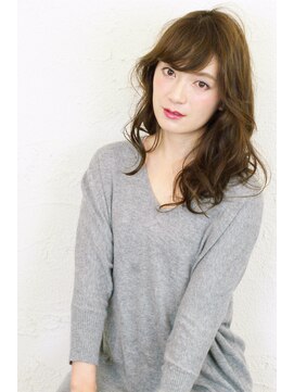 ラパンエアル(LAPINEAL) 【ラパンエアル】モーヴカラー×ランダムウェーブ