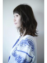 クロム バイ リエット(Chlom by Lietto)&nbsp;Chlom ☆くせ毛風オン眉外ハネミディ　TEL 0364574337