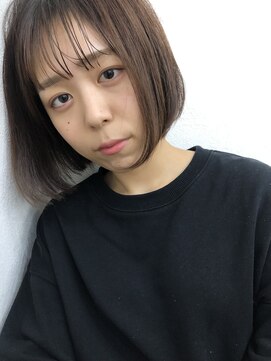 グリーン(green) 多毛でも似合わせミニボブ bymisaki