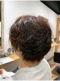 伸ばしかけの方にオススメ♪脱力系パーマ