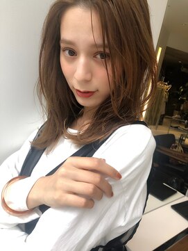 ラノバイヘアー(Lano by HAIR) 【lano by hair 銀座】ウェーブパーマフォギーベージュカラー