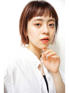 トリッカ 銀座(tricca) 暖色/ショートバング/外はねボブ