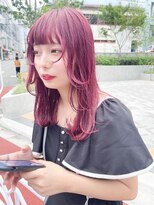 ノラジャーニー(NORA Journey)&nbsp;【佐藤】チェリーピンクのウルフカット