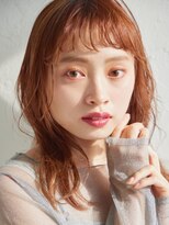 リコ リトル 札幌駅前(lico×little)&nbsp;ショートバングアプリコットヘア