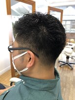 ヘッズ 本八幡店(HEADS)&nbsp;メンズショート　マッシュ　センターパート　メンズパーマ