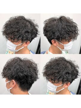 スナッグルサロン(SNUGGLE SALON) 波巻きスパイラル×ツーブロックマッシュ/ツイスパ/刈り上げ