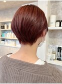 福山市美容室Caary人気 チェリーブロッサムハンサムショート