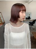 ダブルラインボブ／フューシャピンク