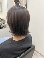 サンフィールド(Sunfield) グレージュ×切りっぱなしミディアムライン