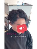 センターパートスパイラルパーママッシュパーマツーブロック流行