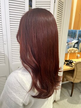 アドラーブル 万代店 (adorable) 【レッドカラー】【ブリーチなし】【ピンクカラー】10代20代