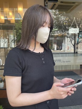 ノーム バイ アウラ(norm. by aura) 透明感カラー　ブリーチ　赤味消し　オレンジ味消し　グレージュ