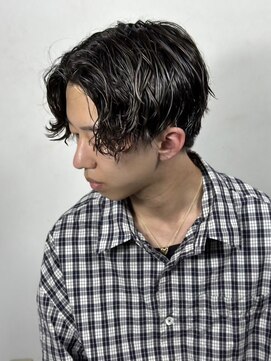 ヒロギンザ 新橋店(HIRO GINZA) センターパートパーマ