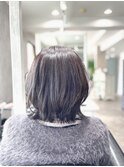 gray×レイヤーボブ