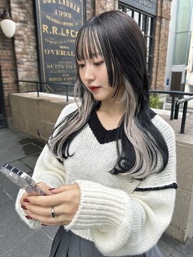 ロンドワン 三宮元町(Lond one) インナーカラー/イヤリングカラー/ホワイトピンク