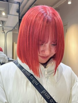 ベレーザ 渋谷(BELEZA) 6055ニュアンスカラーカシスレッドベビーピンクハイトーンカラー