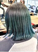 ケアブリーチダブルカラーインナーカラーハイライト20代30代前髪