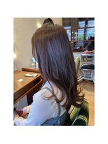 エルサフィロ キタハマ(el zafiro kitahama)&nbsp;20×30×40代×ツヤカラー×グレージュカラー×外ハネスタイル