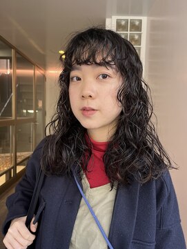 スタニング 渋谷(STUNNING.) ロングパーマ　ウェーブパーマ