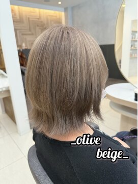アース 浦安店(HAIR&MAKE EARTH) 透明感♪オリーブベージュ♪