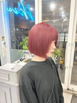 イヴ 原宿(I've) タッセルボブ×ピンクベージュ【原宿/i've】tomoya