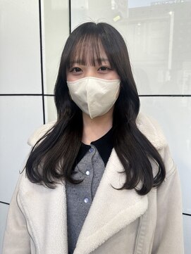 ヘアーアンドメイク ビス(HAIR&MAKE bis) 黒すぎないトーンダウンカラー