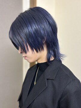 ネイビーブルー/ブルーラベンダー/ラベンダー/ブリーチ/ウルフ