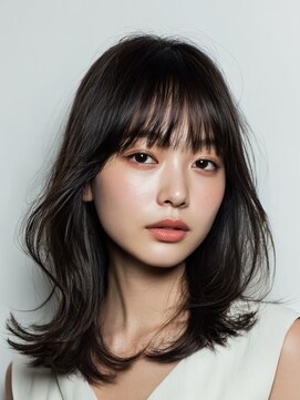 ケシキ 表参道 原宿(kesiki.) バタフライカット/レイヤーカット/シースルー/くびれミディアム