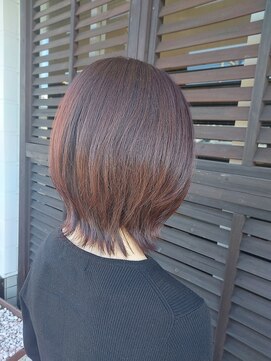 シエル ヘアアンドピース(Ciel hair peace) 外はねレイヤーボブ