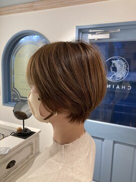 シェノン 赤羽店(CHAINON) 上品なくびれショートスタイルベージュカラー