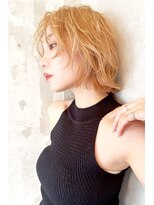 シャルムバイルーチェココ(CHARME by Lu'ce coco)&nbsp;無造作ハイトーン×ラフショートボブ