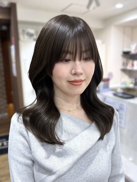ハピネス クローバー 八木店(Happiness CLOVER) レイヤーカット/髪質改善/ダークブラウン