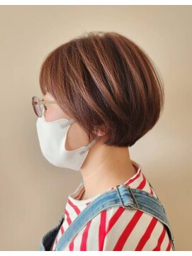 ユウヘアー 大高店(U Hair) 襟足スッキリ丸みショートボブ